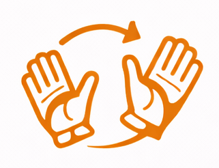 Icon zur Darstellung Links/Rechthänder